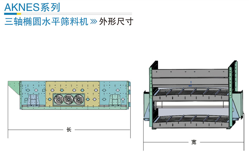 三轴椭圆振动筛安装图纸